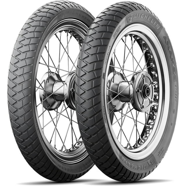 Llantas De Moto Michelin Anakee Street 90/90-18 57p + 80/100-18 47p Doble Propósito Uso Sin Cámara