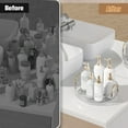 thumbnail image 4 of Perfume 1-Tier Rotate Bathroom Counter Organizer, Countertop Perfume Tray And Vanity Organizer,Corner Makeup Storage, Organizer Countertop For Dresser，Spice Rack, 4 of 4
