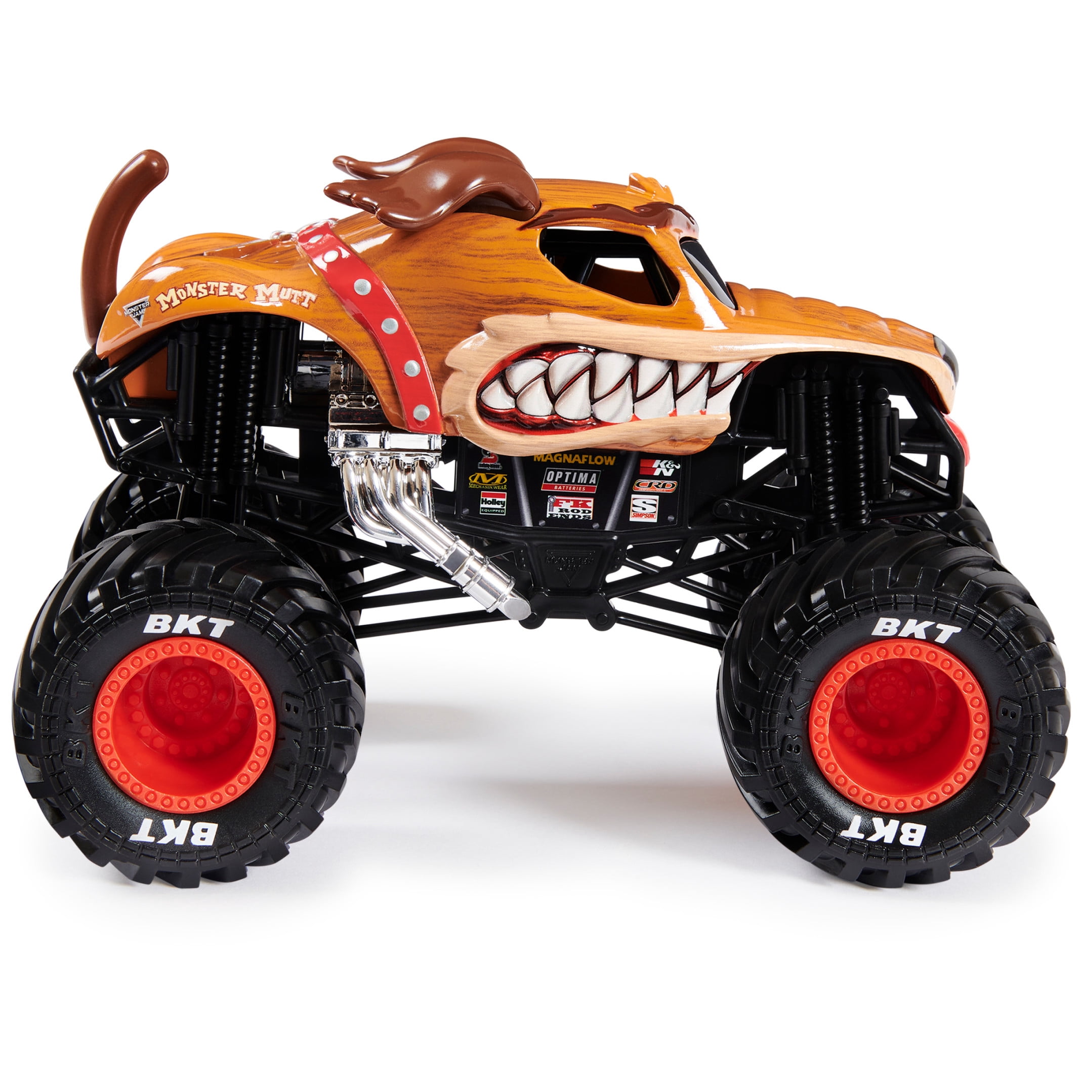 Monster Jam, Official Monster Mutt Truck, Die-Cast Vehicle, 1:24 Scale