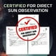 [50 Pack] Lunettes Solaires Éclipse - AAS Approuvé - ISO 12312-2 & CE Certifié – image 2 sur 6