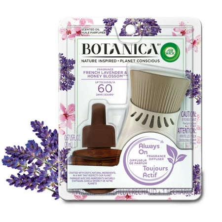 air scented botanica oils wick freshener warmer refill blossom lavender starter plug ingredients honey essential french oil kit natural dialog
