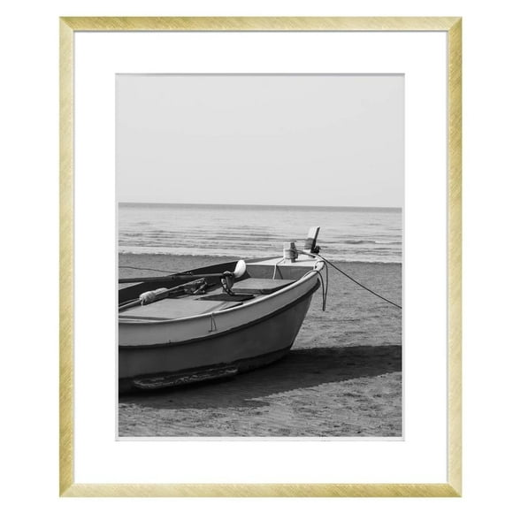 Portarretrato Hometrends Decorativo Rectangular Dorado para foto de 5X7 pulgadas