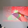 thumbnail image 5 of High Contrast Foldable Projector Screen 16:9 Aspect Ratio AntiGlare Surfaces For Low Bright Projectors Easy Storage, 5 of 9
