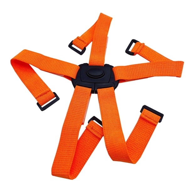 Correa de soporte para bolsa frontal, mochila de hombro, alforja, bolsa de viaje, piezas de soporte naranja y negro