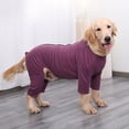 thumbnail image 3 of Recovery Suit for Dogs Cats After Surgery, Recovery Shirt for Male Female Dog Abdominal Wounds Bandages Cone E-Collar Alternative, Anti-Licking, 3 of 8