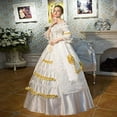 thumbnail image 4 of KEMAO Rococo Baroque Marie Antoinette Dresses 18th Century Renaissance Costumes Historical Period Dress Ball Gown, 4 of 5