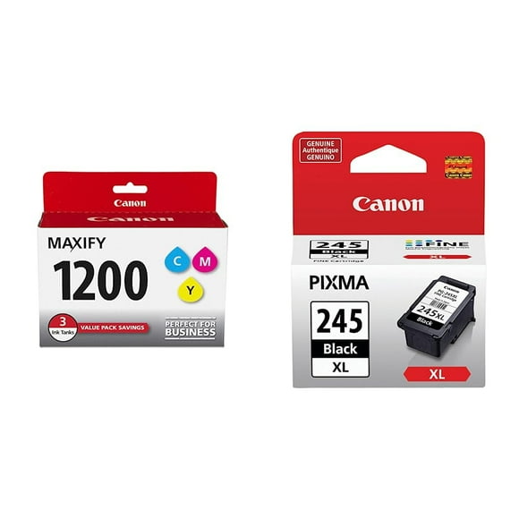 Cartucho de tinta Canon MAXIFY PGI-1200, paquete múltiple de 3 colores