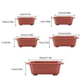 thumbnail image 4 of Monstrate Maceta roja ligera y portátil para jardinería interior y exterior Macetas y jardineras ABS transpirables Maceta 185*140*50 Type2 NO2, 4 of 6