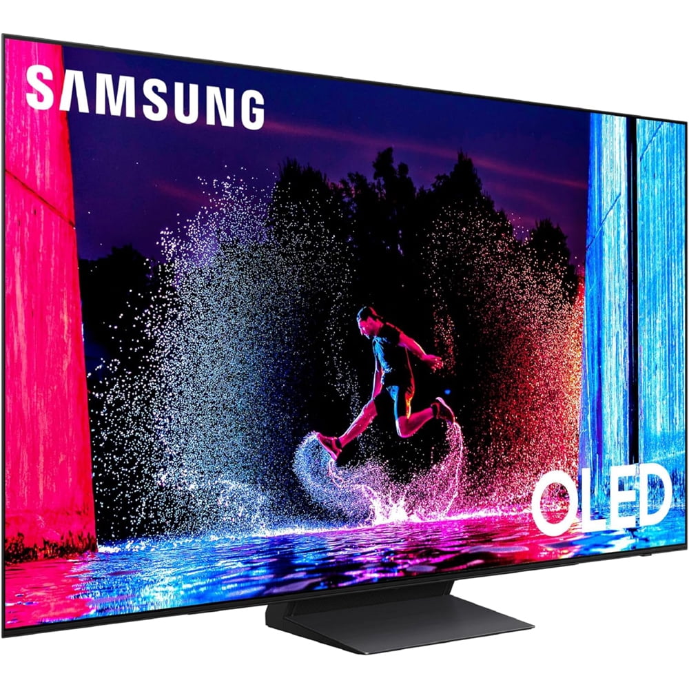 Samsung QN55S90DA 55 Inch OLED 4K Smart TV (2024) Bundle with Deco Gear 4K HDMI 2.0 Cable x2 & CPS Exclusive 12 Month Protection