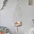 thumbnail image 3 of Bohemian Woven Cat'S Nest Hammock European Mesh Bag in Summer Hanging Cat Basket Swing Hanging Pet, 3 of 5