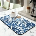 thumbnail image 2 of Retro Tie Dye Coffee Station Mat Multicolor Watercolor Absorbent Counter Mat, Non-Slip Base for Espresso Machine, Abstract Psychedelic Design, 15.7 x 23.6 Inch, 2 of 6