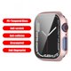 thumbnail image 2 of Sywqhk Estuche protector de reloj PC + vidrio templado para Apple Watch 7 45 mm (oro rosa), 2 of 8