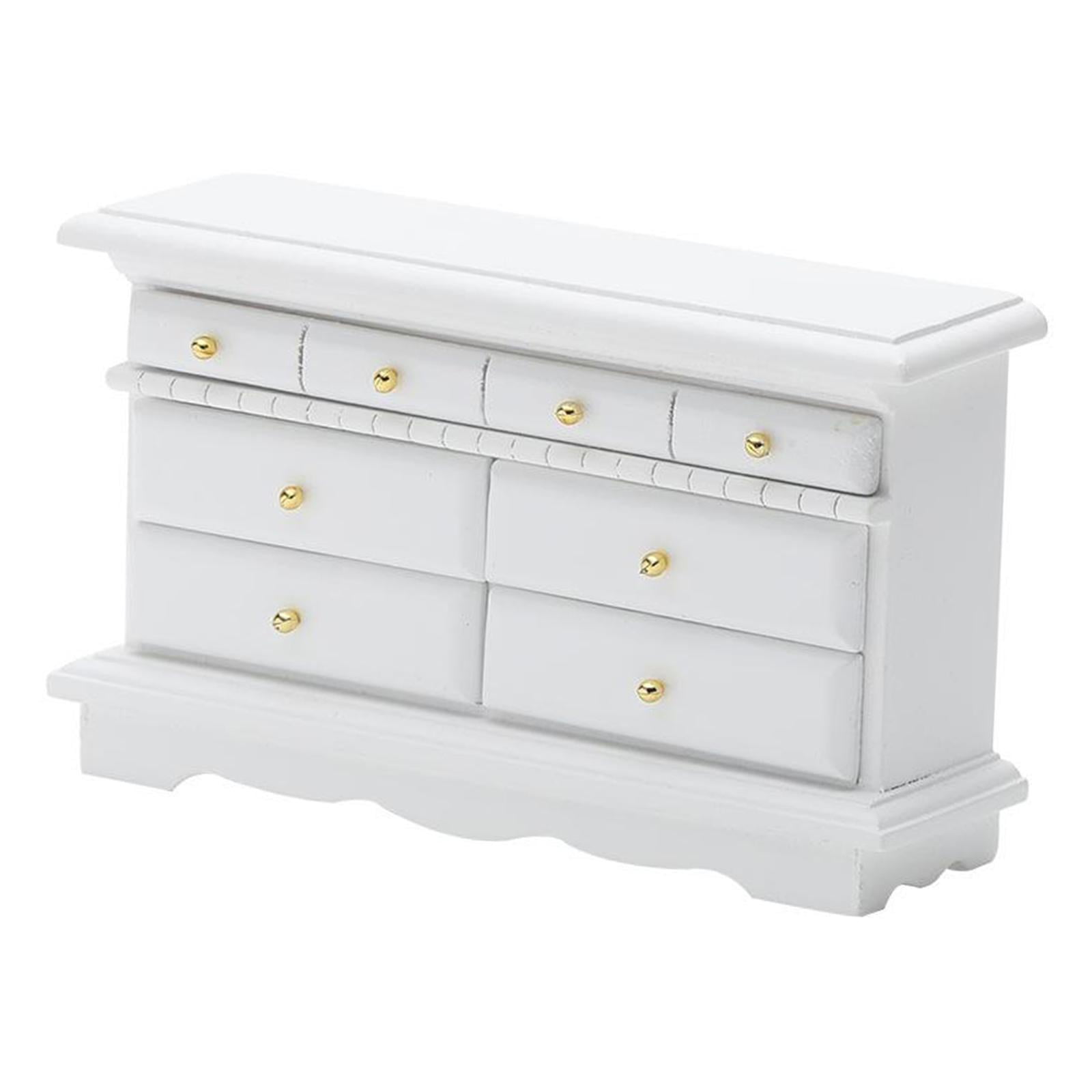 Handcrafted 1/12 Scale Dollhouse Miniatures TV Table Wood Toy