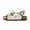 White, variant on Kids' & Toddlers' Cork Sandals PU Leather Beach Slides with Non-Slip Sole Family Matching Set Available