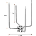 thumbnail image 2 of Stainless Steel Bbq Forks Bbq Accessories Charcoal Grill For Rotisserie Meat, 2 of 5