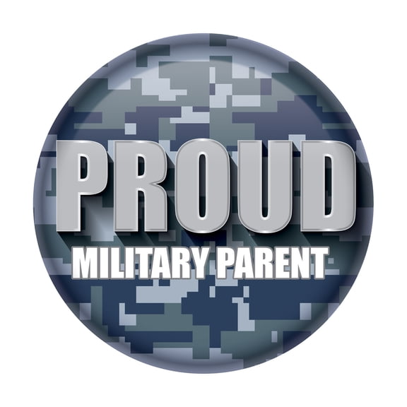 Proud Military Parent Button