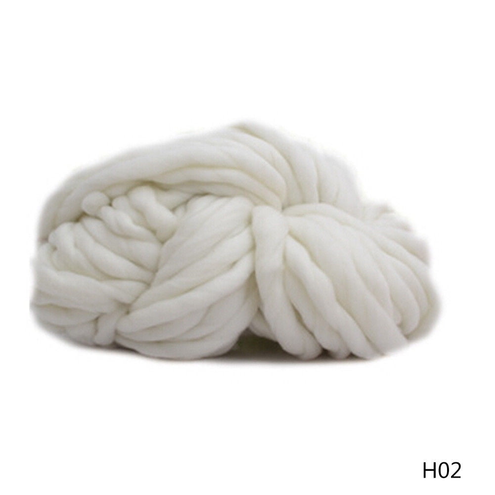 Wool Super Chunky Yarn Big Roving Yarn for Knitting Crocheting Felting