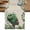 Off-White, variant on Green Eucalyptus African Women Table Runner, Spring Leaves Botanical Washable Cotton Linen Table Runners 48 Inches Long, Dresser Scarf Runner for Nightstand/Coffee/End Tables 13''x48''