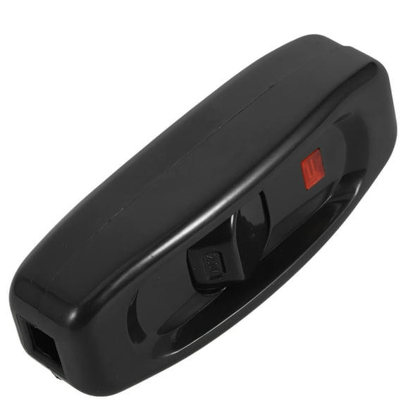 ULTNICE Inline Switch for Lamp Cord Black ABS On Off Functionality Minimalist Design for Desk Lamps 1Pack