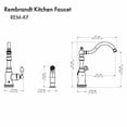 thumbnail image 2 of ZLINE Renoir Kitchen Faucet (REN-KF), 2 of 2