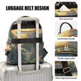thumbnail image 4 of JIALIOU Mini Backpack Purse for Women Quilted Casual Daypack Small Travel Shoulder Bag, Prehistoric Jungle Dinosaurs Volcano, 4 of 7