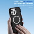 thumbnail image 6 of Dteck for iPhone 14 Pro Case with Camera Stand, Military-Grade Drop Protection Magnetic Phone Case Compatible with MagSafe Accessories, All Black, 6 of 9