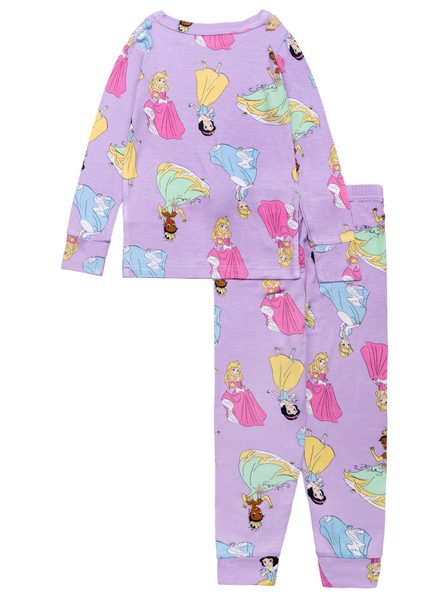 Character Toddler Girl Long Sleeve Top and Pant Pajama Set, 2-Piece, Sizes 12M-24M