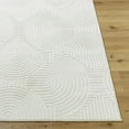 thumbnail image 2 of BoutiqueRugs Aucoin Contemporary Area Rug - Machine Washable - Cream, Ivory - 7'7" x 10', 2 of 6