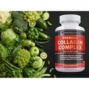 3 Pack Pristine Premium Multi Collagen Supplement 1000mg - Support Healthy Hair Skin Bone & Joints Hydrolyzed Collagen Protein Complex (Types I II III V & X) - 90 Capsules