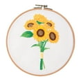 thumbnail image 1 of Abbracc 1 Set Stamped Cross Stitch s Needle Cotton Thread Embroidery Cloth 33cm/13[, 1 of 9