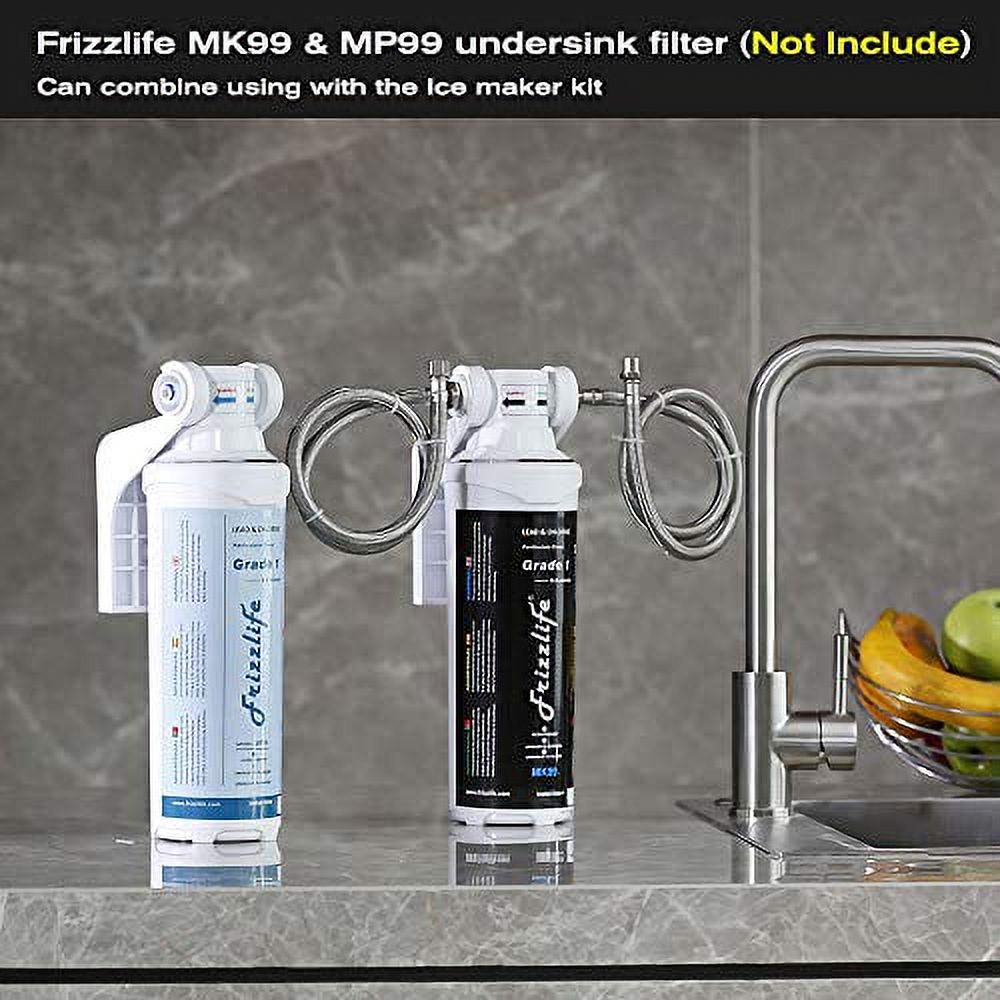 Frizzlife IMC-1 Ice Maker Fridge Water Line Installation Kit Fits for Water Filtration System - image 2 of 7
