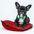 thumbnail image 2 of Elegante pajarita para perro, linda pajarita de esmoquin con cuello blanco ajustable para mascotas formales, perfecta para San Valentín, bodas, 2 of 5