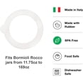 thumbnail image 3 of Bormioli Rocco 6 Piece Fido Jar Replacement Gaskets, 3.5", White, 3 of 4