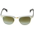 thumbnail image 2 of Ray-Ban RB3507 137/9J Clubmaster Aluminum Silver Frame Green Gradient Flash 51mm Lens Sunglasses, 2 of 3