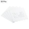 thumbnail image 3 of Unique Bargains Table Name Place Cards,50pack Favor Decor Hollow Butterfly Cut Design Blank Card, White, 3 of 5