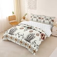 thumbnail image 2 of jejeloiu Retro Aztec Geometric Duvet Cover Set Kids,Tribal Bohemian Style Print Bedding Full,Reversible,3-Piece(No Comforter), 2 of 6