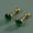 6mm, variant on 1 Pair Green Tragus Stud Earring RoundSmall Stud Delicate Jewelry Piercing Earrings-7mm