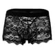 thumbnail image 1 of Ropa interior sexy para hombre, bóxers, ropa interior sexy, encaje, malla transparente, cintura baja, bóxer y calzoncillos., 1 of 4