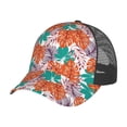 thumbnail image 7 of Picia Hawaiian Style Pattern Trucker Hat,Baseball Cap,Sun Protection Cap,Stylish Headwear,Leisure Cap,Outdoor Sports Cap, 7 of 7