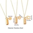 thumbnail image 3 of Fashion Jewelry Memorial Gift Pet Dog Paw Charm DIY Openable Cylindrical Tube Gold Silver Ashes Urn Memorial Necklace Keepsake Pendant Perfume Vial Pendant Wishing Bottle Necklace GOLD 2, 3 of 8