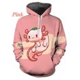 thumbnail image 3 of Nueva gran oferta, linda sudadera con capucha con estampado 3D de axolotl para hombres y mujeres, tendencia de ocio al aire libre, suéter de cuello redondo, sudadera con capucha gráfica, 3 of 5