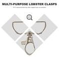 thumbnail image 4 of CIMAXIC 12pcs Metal Lobster Claw Clasps with Hooks for DIY Crafts Keychain Accessories,1.57"X1.18"X0.2", 4 of 4
