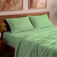thumbnail image 7 of Mellanni Sheet Set Microfiber, Deep Pocket Sheet, 4 Piece California King Pistachio, 7 of 7
