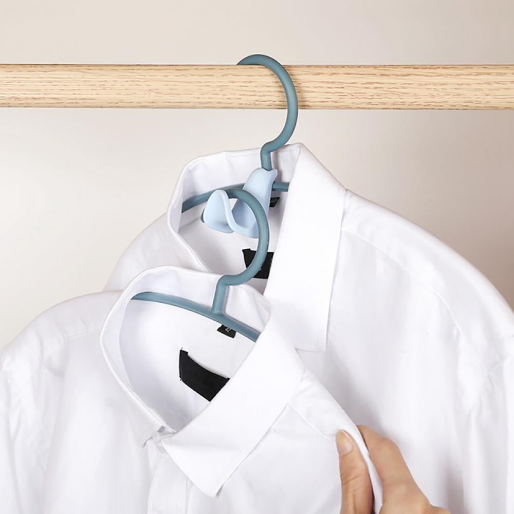 Space Saving Clothes Hanger Connector Hooks