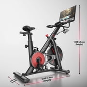 Yesoul G1M Plus Smart Exercise Bike with Screen, Magnetic Stationary Bike for Home Gym, Low Noise Indoor Cycling Bike with Tablet Mount