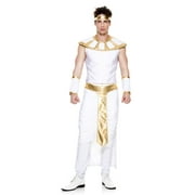 Music Legs Greek God Costume for Adults with 7 PC. Set, Adult Large