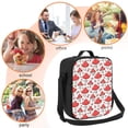 thumbnail image 5 of Naloa Amanita Red Mushroom Lunch box Lunch bag for men women Large capacity Lunchbox Insulated Lunch bag Lunch box cooler, 5 of 7
