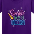 thumbnail image 4 of Inktastic Sparkle Like a Unicorn Youth T-Shirt, 4 of 5