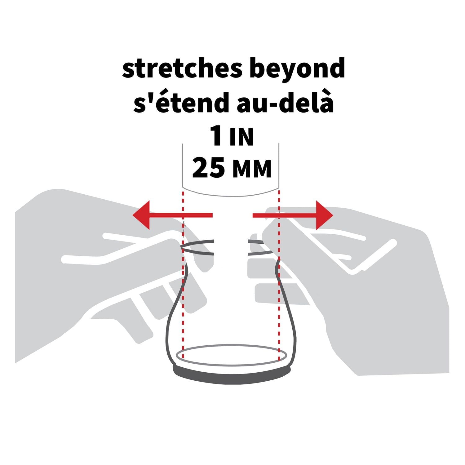 Super Sliders Universal Clear Leg Tips with Felt 8pcs, Leg Tips with Felt