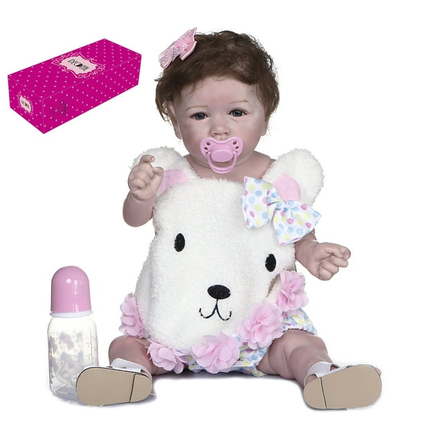 Mini Reborn Baby Doll Poupée Bébé en peluche Poupées de sommeil pour filles  Jouets Reborn Alive Bébés Enfants Jouets